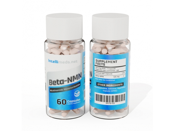 Beta-NMN (Nicotinamide Mononucleotide) Capsules 125 mg - Cellular ...